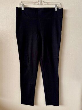 I.N.C. High Rise Ponte Knit Leggings Skinny Pants Black 10P Petite